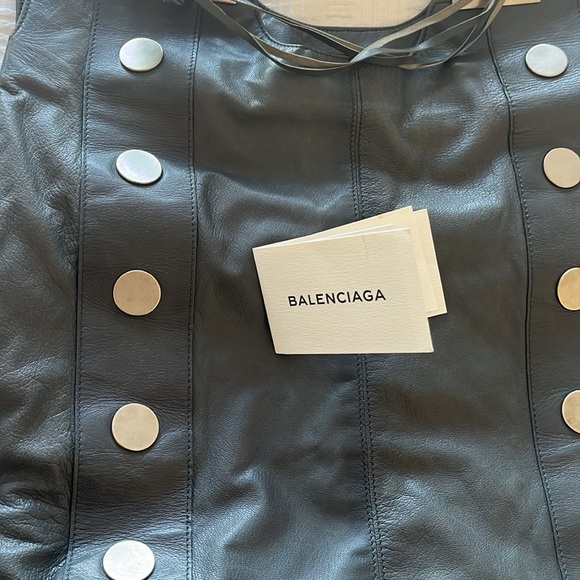 Balenciaga “carry it all” grey with silver trim bag. Perfect conditions.21”x17” - Picture 10 of 14